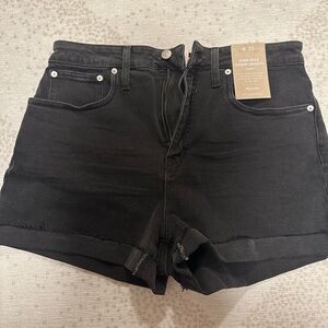 Madewell high rise curvy denim shorts